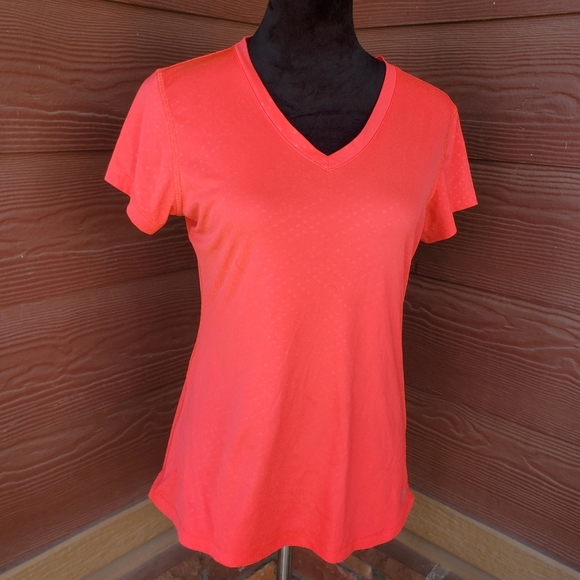 RBX Performance Women's Athletic Activewear T-Shirt Size Medium Neon Orange - Picture 11 of 16